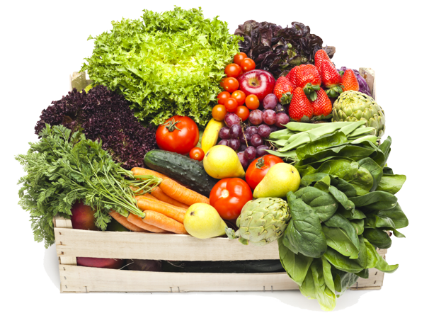 healing natural fruits and vegetables