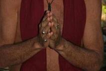 Yoga chakra mudra hand position